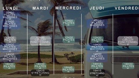 planning ete 2021 pilates blagnac